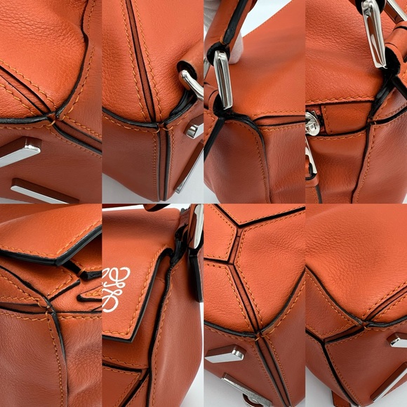 Authentic Loewe Small Puzzle in classic Calfskin - Picture 16 of 17